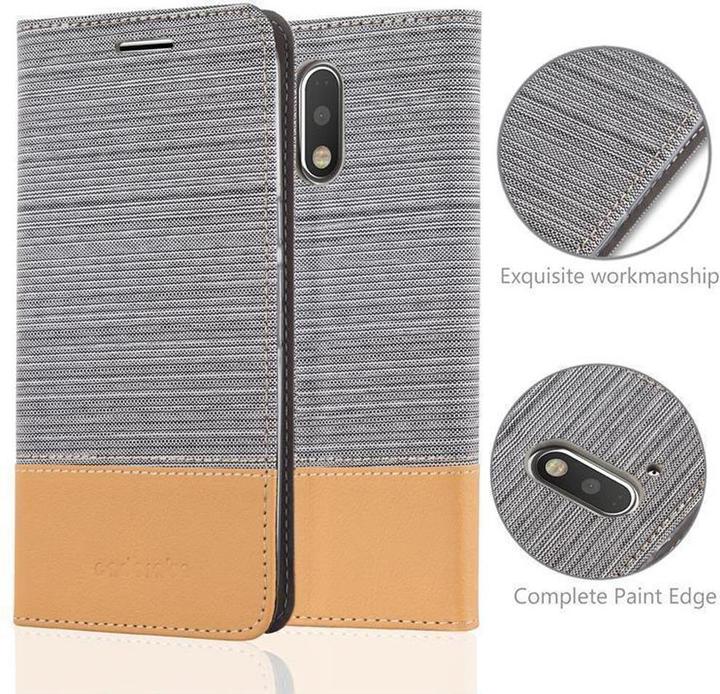 Productafbeelding Cadorabo Boek Jeans Optiek Cover (Motorola Moto G4 Plus)