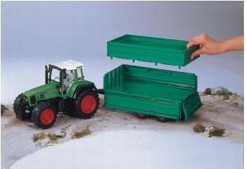 Actual product image Bruder Tandem axle transport trailer