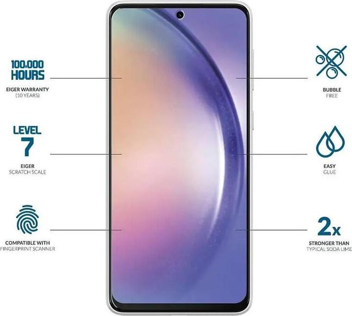 Produktbild Eiger Mountain Glass Clear (1 Stück, Samsung Galaxy A54 5G, Samsung Galaxy S23 FE)