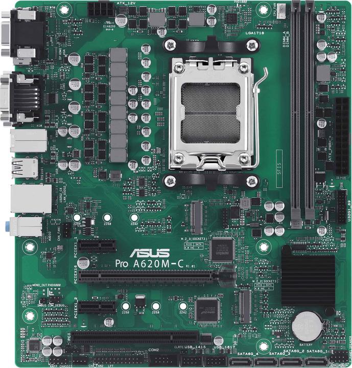 Produktbild ASUS PRO A620M-C-CSM (AM5, AMD A620, mATX)