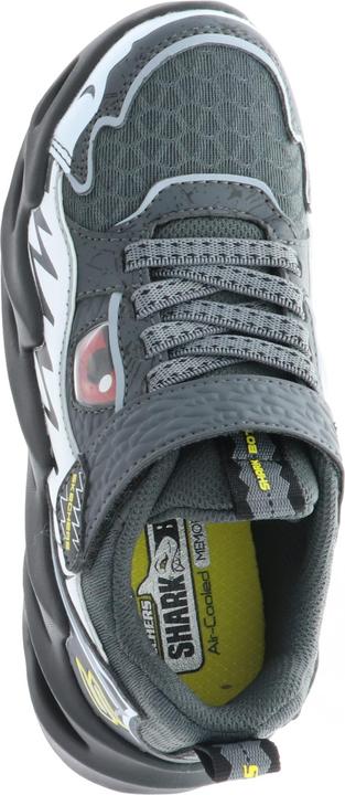 Produktbild Skechers 402112L/CCBK Shark-Bots-Surf Patrol Kinder Jungen Sneaker Turnschuhe Halbschuhe anthrazit/g (28)