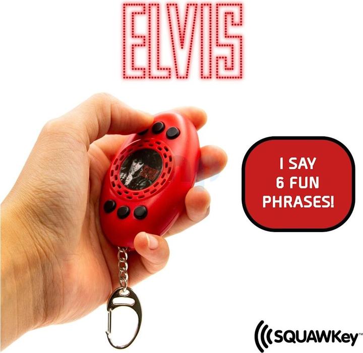 Produktbild NMR Distribution Elvis: SQUAWKey Talking Keychain