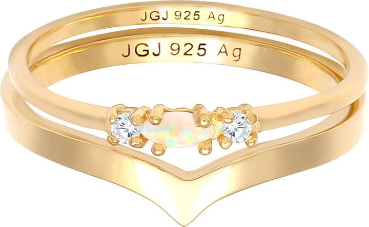 Immagine prodotto Elli Opale, Set di anelli (52, 925 Argento)