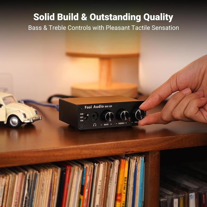 Produktbild Fosi Audio Q4, 24-Bit/192 kHz DAC und Kopfhörerverstärker