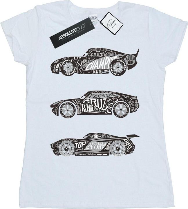 Disney Cars Text Racers TShirt (L)