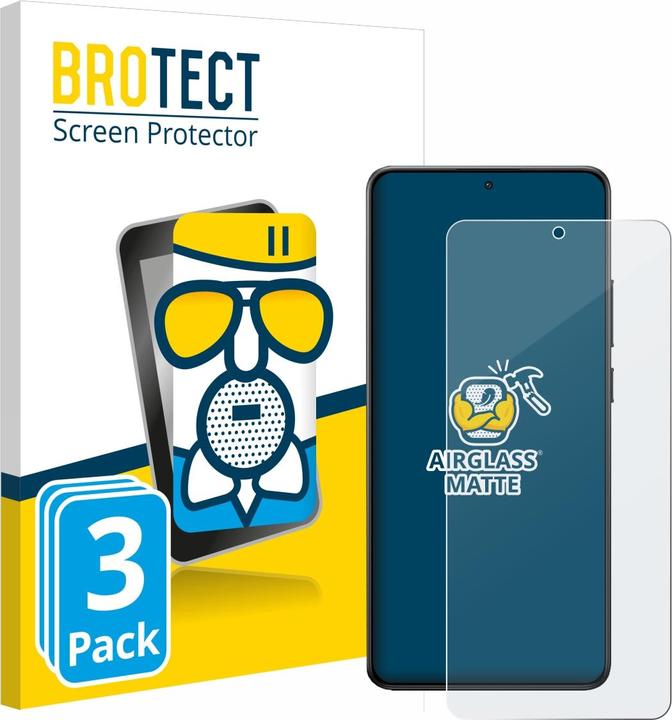 Produktbild BROTECT Schutzglas Schutzfolie Displayschutz Display Schutz Glas Folie matt (3 Stück, Xiaomi Poco X7 Pro)