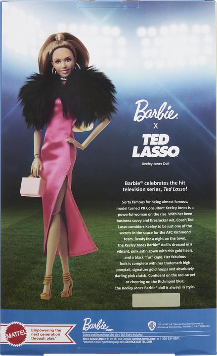 Actual product image Barbie Signature Doll Tedd Lasso Keeley Jones