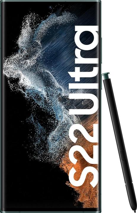 Produktbild Samsung Galaxy S22 Ultra EU (128 GB, Green, 6.80", Dual SIM, 108 Mpx, 5G)