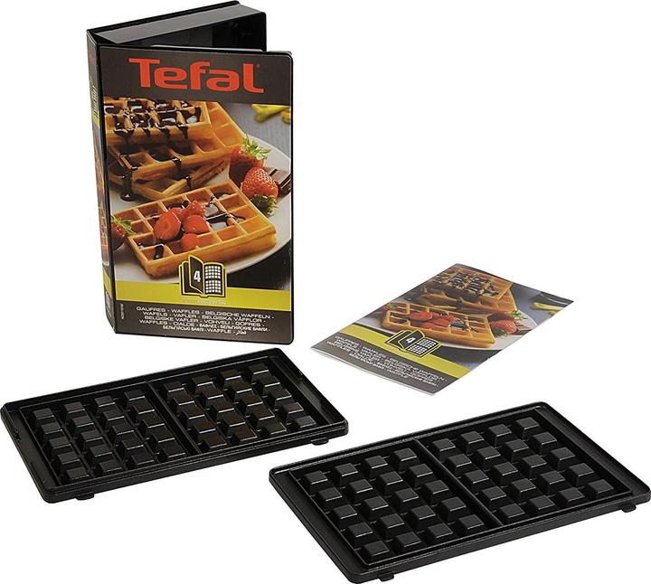 Actual product image Tefal XA800412, Replacement plate, Black, Snack Collection/SnackTime, 242 mm, 155 mm, 44 mm