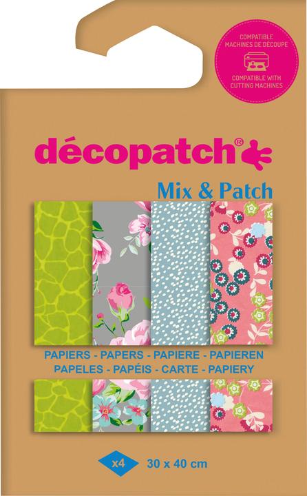 Actual product image Décopatch Mix & Patch - Royal botanic garden (30 x 40 cm, 4 x)