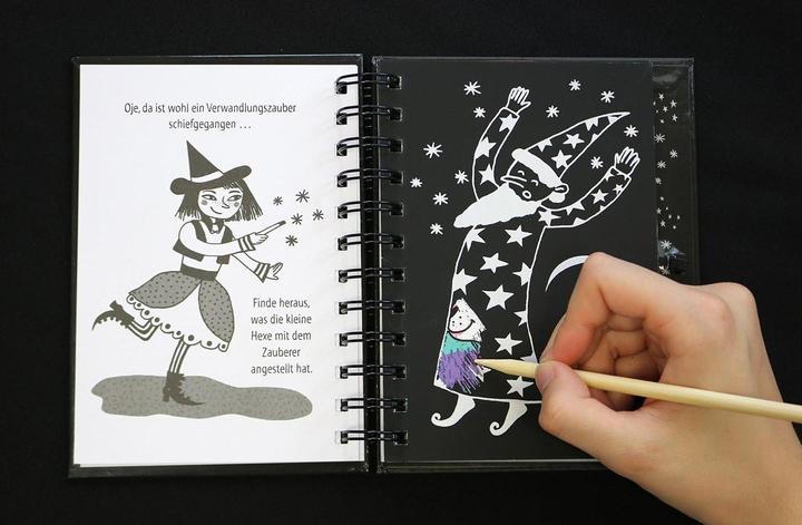 Actual product image Kreativ-Kratzel Pocket Art: Fantasy (German, Eleanor Summer, 2017)