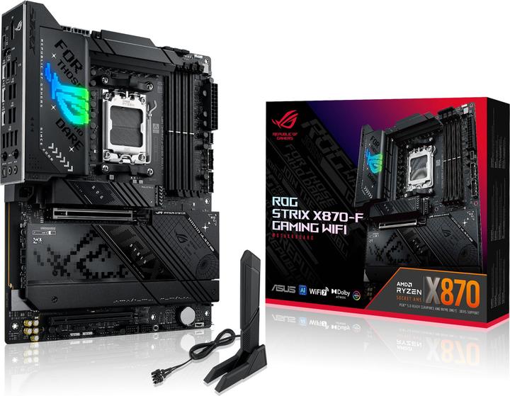 Produktbild ASUS ROG STRIX X870-F GAMING WIFI (AM5, AMD X870, ATX)