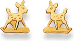 Natsumi Schmuck Ohrstecker Bambi Gold 18K/750 (750/18 K Gelbgold)