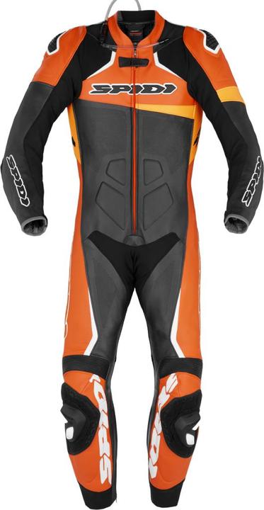 Spidi RACE WARRIOR PERF Lederkombi 1-teilig schwarz-orange 50 (Herren, 50)
