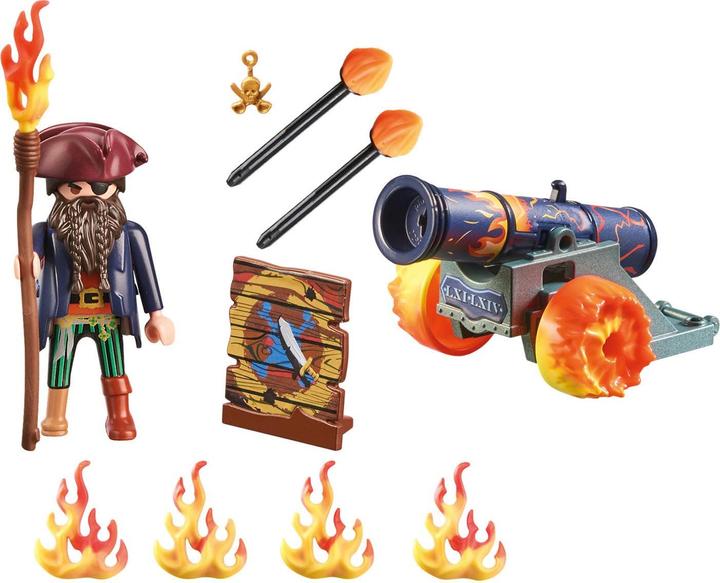 Produktbild Playmobil Pirat mit Kanone (71189, Playmobil Pirates)