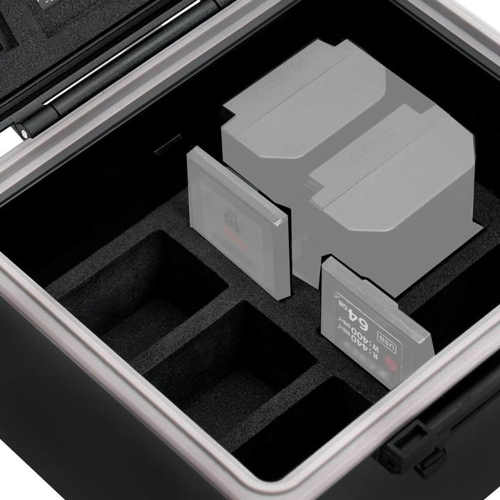 Actual product image JJC JBC BAT6 Plastic Storage Case