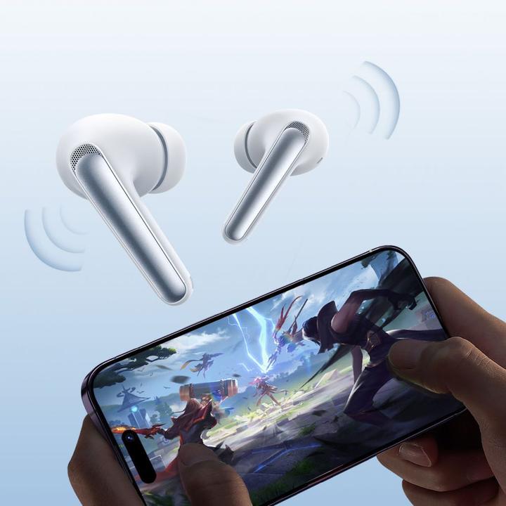 Actual product image Joyroom Funpods Series True Wireless earphones - White (ANC, 7 h, Cable)