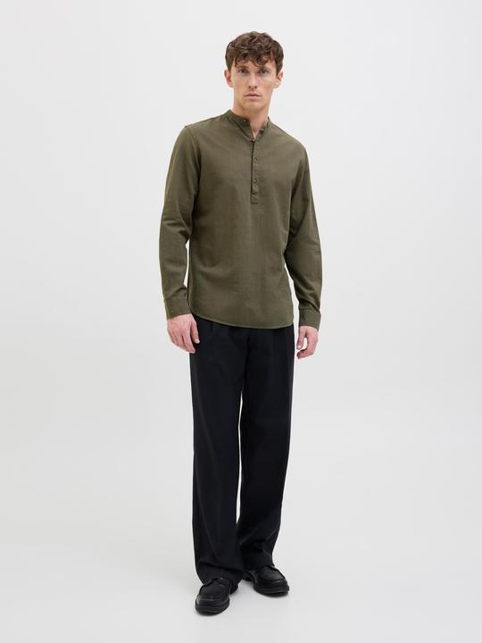 Produktbild Jack & Jones Jjesummer Half Placket Shirt Ls Sn (XL)