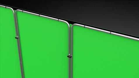 Produktbild Studioking Panorama Hintergrund Green Screen FSF-240900PT 240x900cm (900 cm, 240 cm)