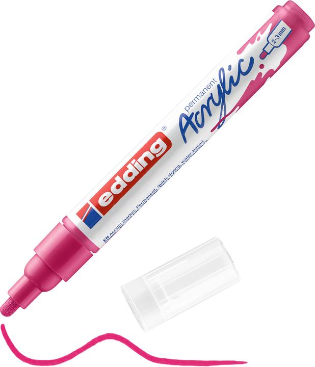 Produktbild Edding Acrylmarker 5100 Medium (Telemagenta, 3 mm, 1 x)