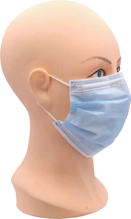 Produktbild Ampri MED-COMFORT Mundschutz 3-lg. TYP IIR - blau (50 x)