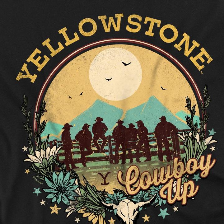 Immagine prodotto Yellowstone Cowboy Up Maglietta Uomo (4XL)