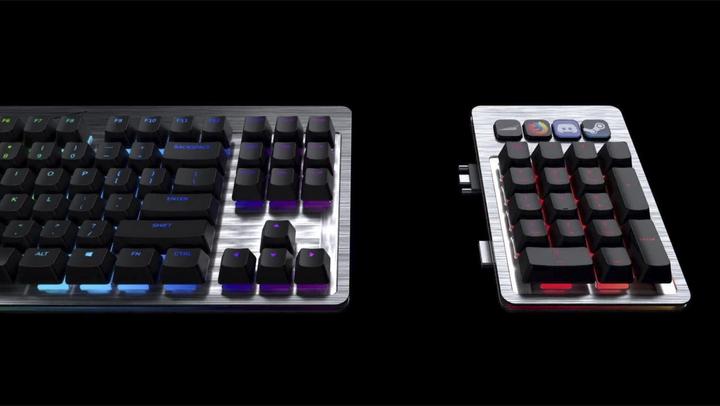 Productafbeelding Mountain Everest Max Gaming Keyboard - MX Speed Silver, ISO, DE Layout (DE, Bedraad)