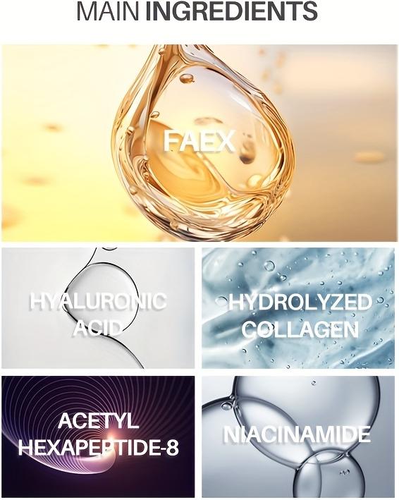 Produktbild PhoneLook 4er-Pack Bio-Kollagen Feuchtigkeitsmasken mit Hyaluronsäure und Niacinamid für alle Hauttypen (100 ml)