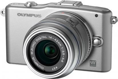 Actual product image Olympus Pen E-PM1 Mini, 12MP, 14-42mm Kit, Silver
