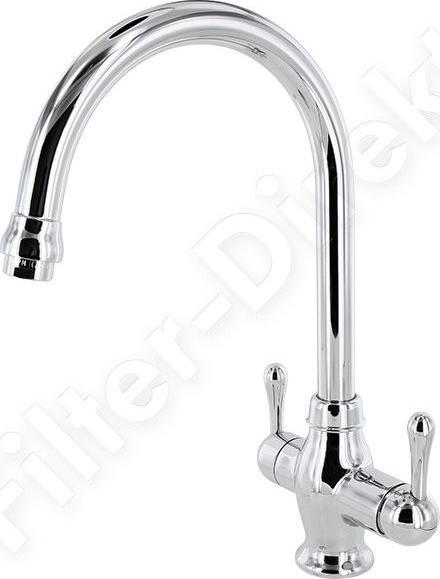 Produktbild Alternativ 3 Wege Wasserhahn Landhaus Chrom Optik