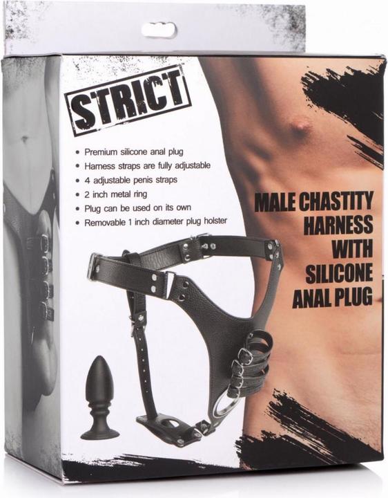 Produktbild XR Brands Penis Chastity Belt With Silicone Anal Plug