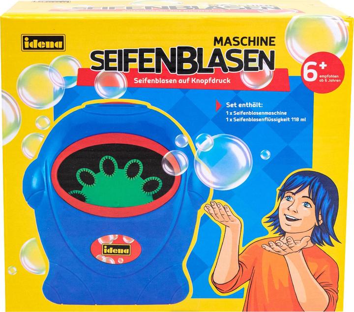 Produktbild Magni Seifenblasenmaschine Idena 118ml blau