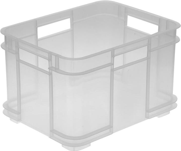 Produktbild OKT Aufbewahrungsbox "Euro-Box M", 16 Liter, natur-transparent, extrem stabil, Rippen rundum... (16 l)
