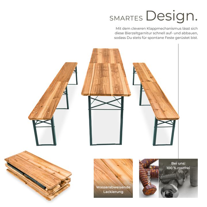 Actual product image tectake Beer tent set (219 cm)