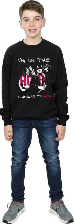 Produktbild AC/DC I'm On The Highway To Hell Sweatshirt Jungen (140, 146)