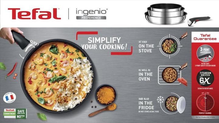 Produktbild Tefal L9737702 (26 cm, Wok Pfanne, Edelstahl)