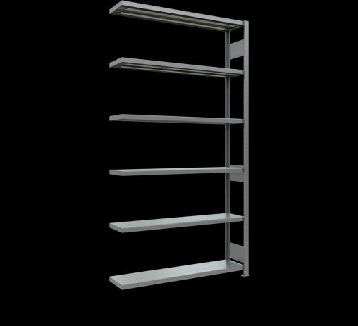 Stecksystem Anbauregal MULTIplus250 mit Längenriegel