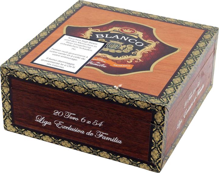 Image du produit Blanco Cigars Blanco Liga Exclusiva de Familia Connecticut Shade Torpedo (Torpille)