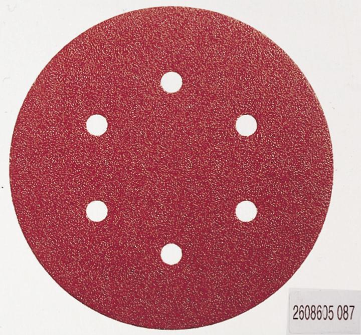 Actual product image Bosch Professional Zubehör Eccentric sanding paper with velcro (60)