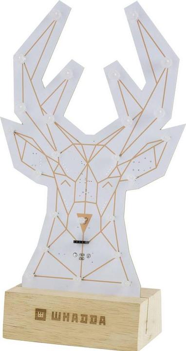 Produktbild Whadda WSPXL103 LED Bausatz Poly Rentier XL Löt- & Programmierkit