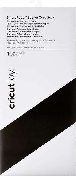 Cricut Sticker paper JOY 14 x 33 cm, 10 pieces, black