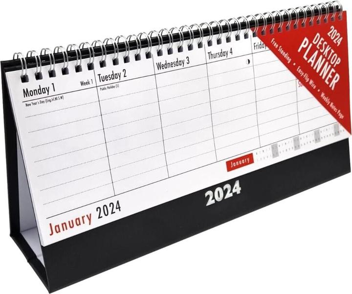 Actual product image Tallon 2024 Square Desktop Calendar (Pack of 6) (Hardcover)