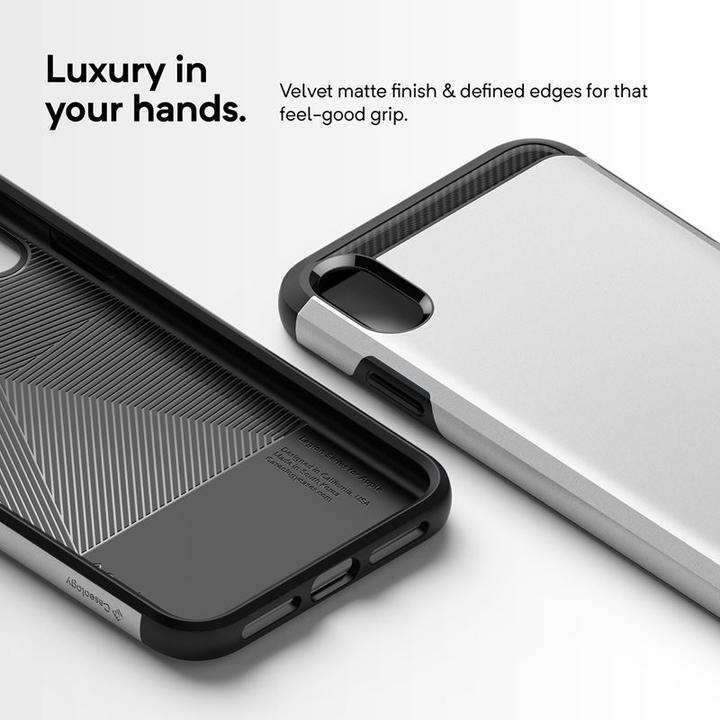 Actual product image Caseology Legion Case - Case for iPhone Xs Max (Silver) (Apple iPhone XS Max)
