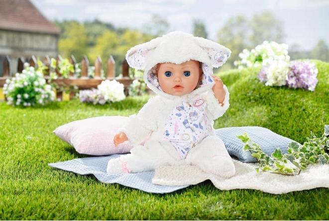 Produktbild Baby Annabell Zapf 709825 Kuschelanzug Schaf 43cm