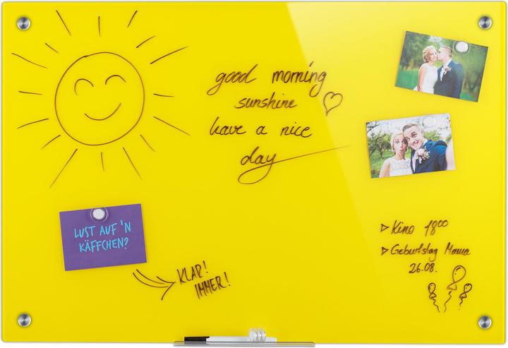 Produktbild Relaxdays Glas Magnettafel (90 x 6.5 x 60 cm)
