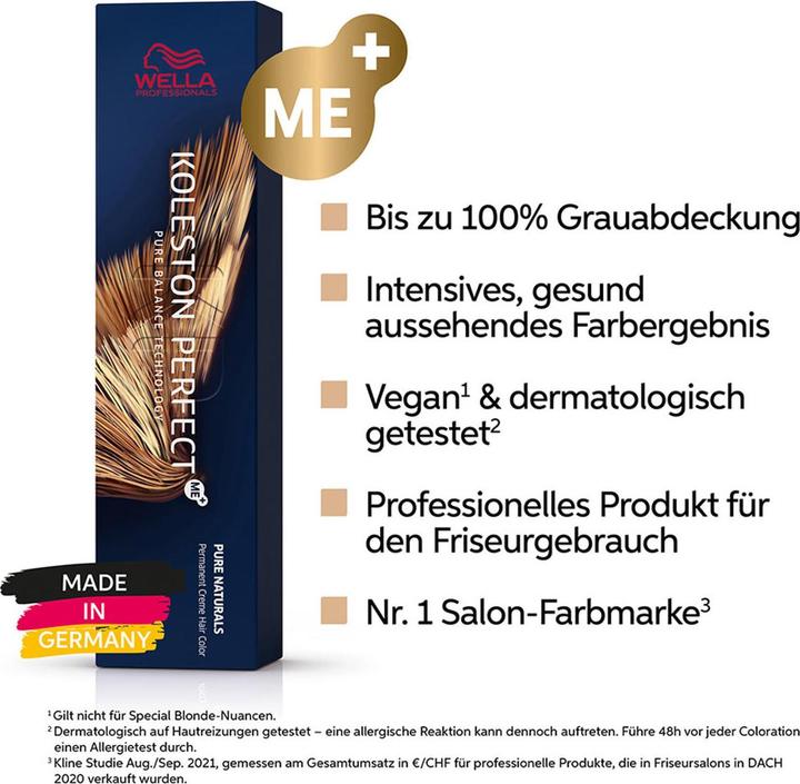 Nährwerte und Zutaten Wella Koleston Rich Naturals 5/82 hellbraun perl-matt 60 (5, 82)