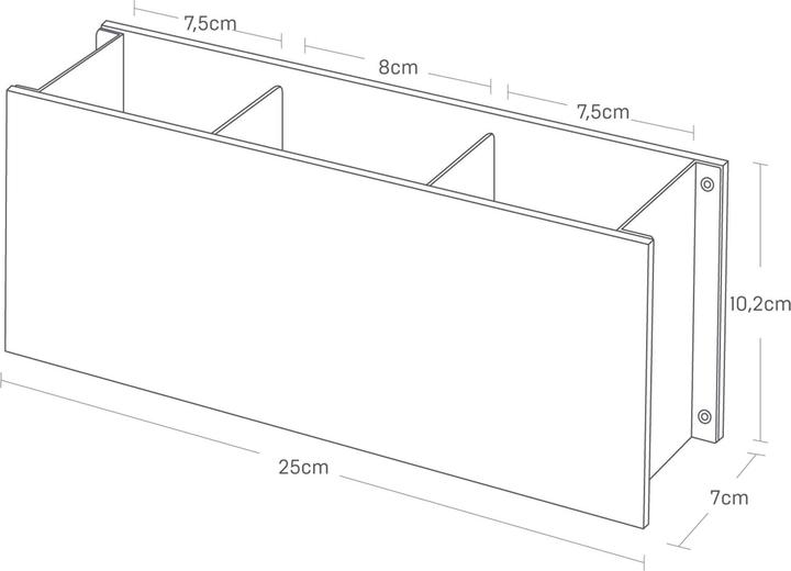 Actual product image Yamazaki Schreibwaren- und Fernbedienungsständer RIN