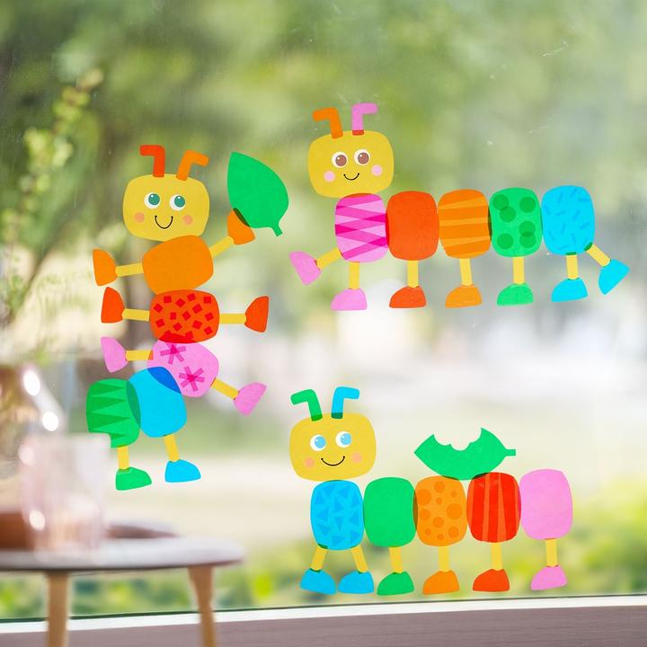 Actual product image Haba Bastelset - Fensterbild Raupen