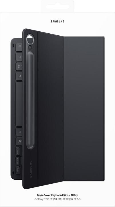 Image du produit Samsung Book Cover Keyboard Slim (DE, Galaxy Tab S9, Galaxy Tab S9 FE)