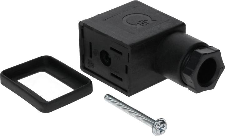 Actual product image Kalitec 5 Stück Ventilstecker Bauform B schwarz 3 polig I Kontaktfläche 28 x 21,5 mm² I PG9 I Kontak